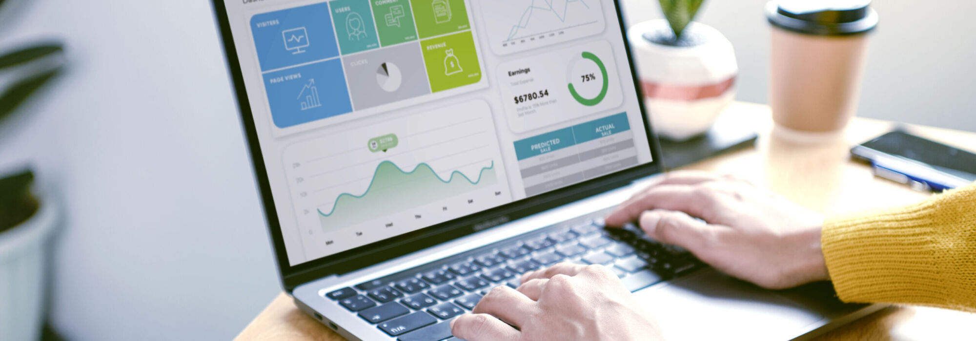 Businesspeople working in finance and accounting Analyze financial graph budget and planning for future in office room.